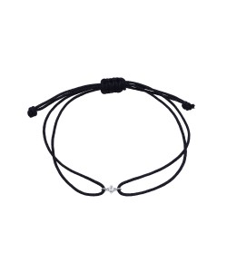 CZ with Black Nylon Bracelet BRS-1253